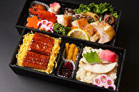 鯛おこわ専門店 北新地はやし-鯛おこわとうな丼と名物牛しぐれと鶏の照り焼き御膳