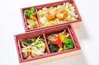 台湾料理 媽媽-媽媽の牛肉・二段弁当