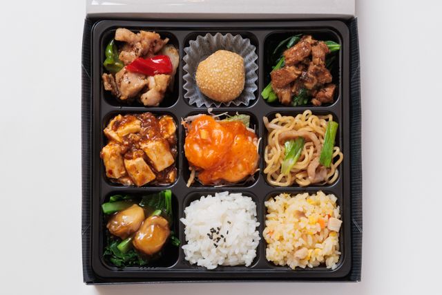 台湾料理 媽媽-海鮮九枡中華弁当