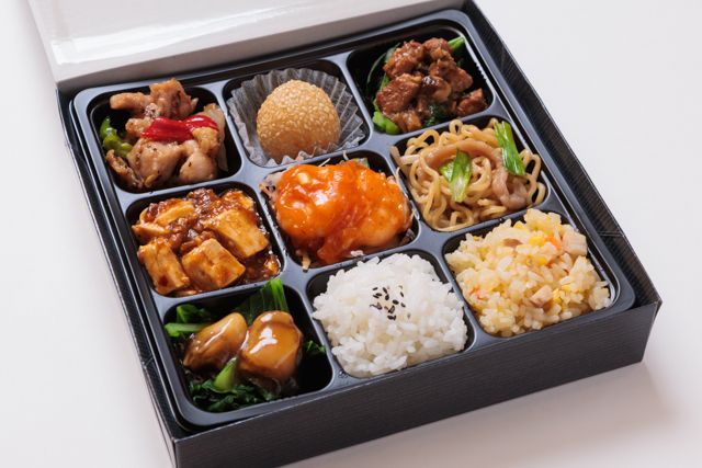 台湾料理 媽媽-海鮮九枡中華弁当