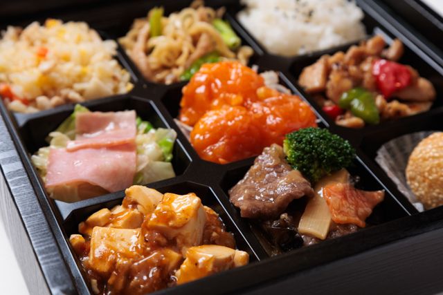 台湾料理 媽媽-牛肉九枡中華弁当