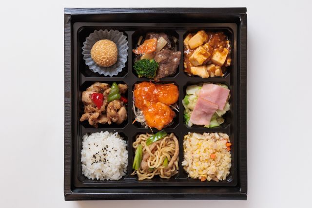 台湾料理 媽媽-牛肉九枡中華弁当