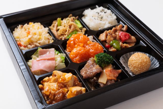 台湾料理 媽媽-牛肉九枡中華弁当