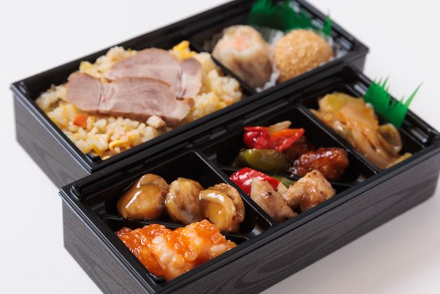 台湾料理 媽媽-海鮮二段重特選中華弁当