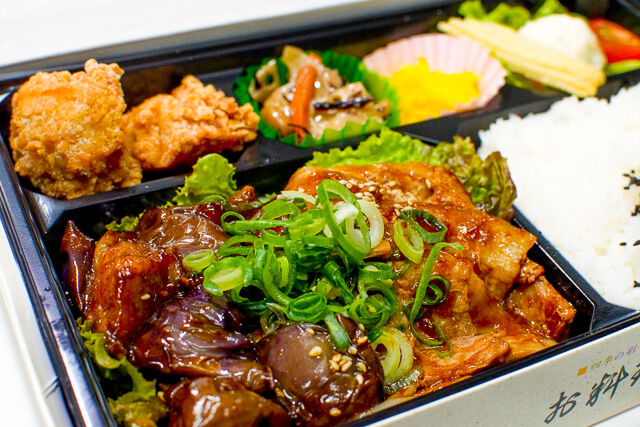 匠の料理庵ヴァルハラ-【千料箱】三元豚のバラ肉と茄子の八丁味噌炒め