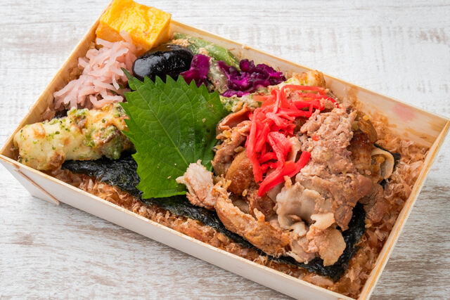 味噌と生姜と米-海苔弁 豚肉の生姜焼き
