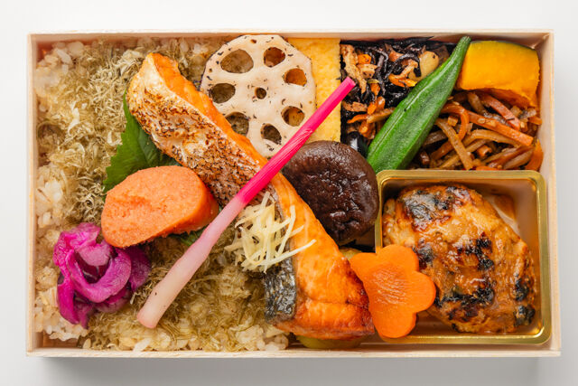 味噌と生姜と米-明太昆布弁当 炭火焼き鶏つくね 仙台赤味噌照り焼き【MTK06】