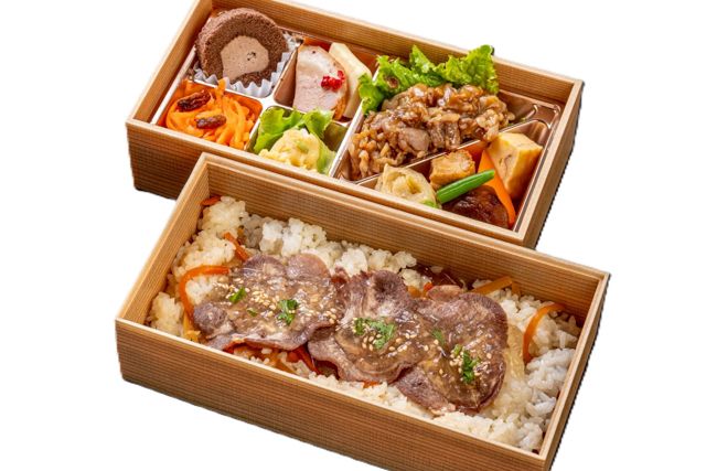 牛タンしゃぶの彩りごはんと黒毛和牛しぐれ煮御膳