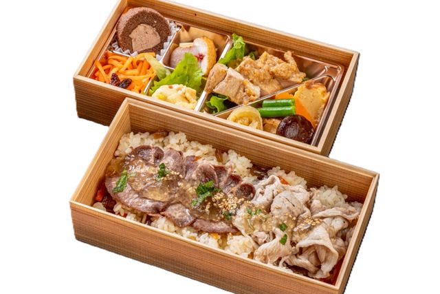 牛タンしゃぶ・国産豚しゃぶの彩りごはんと鶏味噌炙り焼き御膳