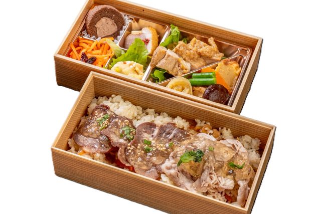 牛タンしゃぶ・黒毛和牛しゃぶの彩りごはんと鶏味噌炙り焼き御膳