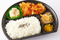 上海料理 点点-鶏のチリソース炒め 中華プレート