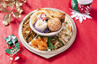 上海料理 点点-【クリスマス限定】二段円満 エビチリ×青椒肉絲