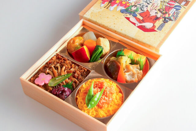 神楽饗-牛きのこ旨炊きとトロサーモンの満月御膳