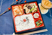 中華料理 唐韻-秋限定中華弁当【秋のきのこと豚肉の中華炒め】