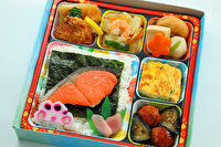 特米弁当 あみい-上彩り弁当 和風 銀鮭（NO.140）