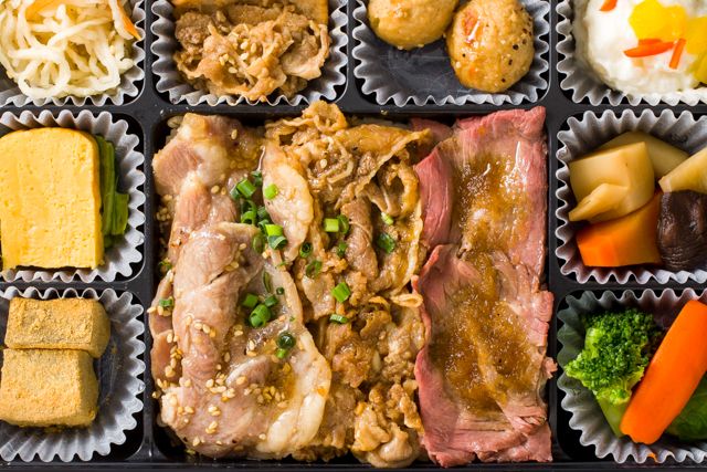 東京精肉店-【特上】牛三種食べ比べの彩り九升御膳