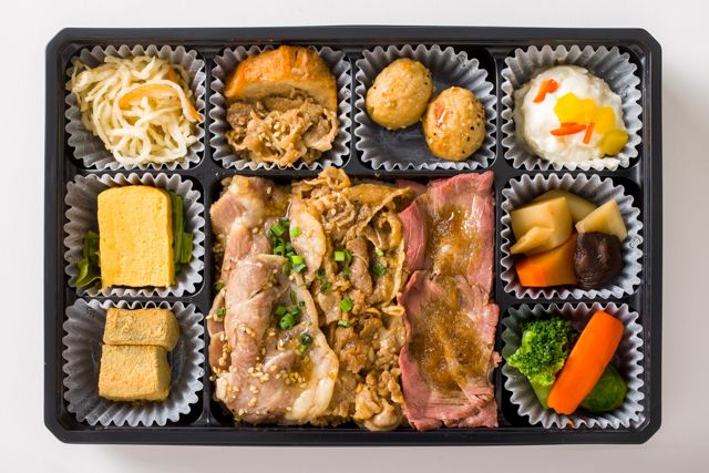 東京精肉店-【特上】牛三種食べ比べの彩り九升御膳