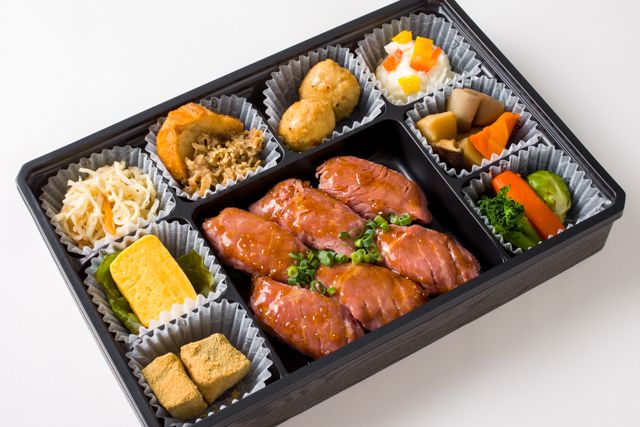 トリュフ香るローストビーフ寿司の彩り九升御膳
