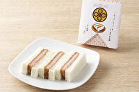 とんかつまい泉-甘い誘惑ハムかつサンド（3切）