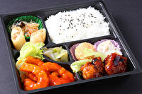 中華 桃姫楼-エビチリと唐揚げのダブル弁当