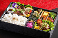 とやま弁当（京都店）-柔らかステーキとチーズハンバーグ御膳