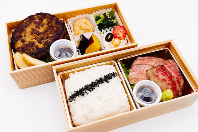 集いの食卓 おもてなし-黒毛和牛A5カルビステーキとハンバーグでおもてなし