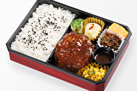 塚田農場おべんとラボ-北海道産黒牛100％黒牛バーグ弁当
