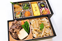 旬菜屋 司-牛すき焼きと穴子飯の二段弁当