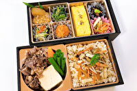 旬菜屋 司-牛すき焼きと五目ごはんの二段弁当