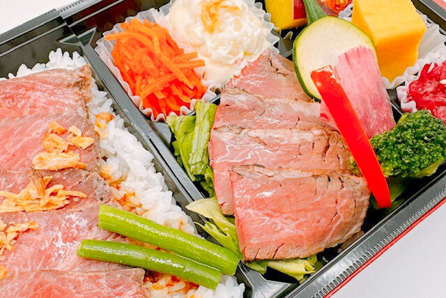 牛たんと黒毛和牛 つかさ政宗-つかさ御膳（特選牛ロースステーキと牛ハラミステーキ）