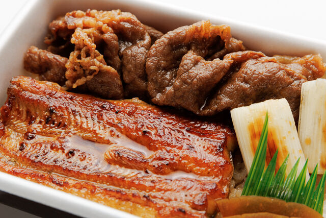 つきじ宮川本廛-特製うなぎ牛肉弁当