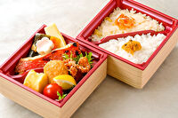 梅の花 神戸元町店-魚の西京焼きと卯の花コロッケの二種御飯弁当