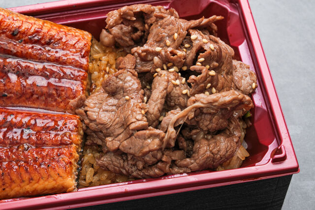 鰻の梅咲-うな重＆和牛焼肉弁当