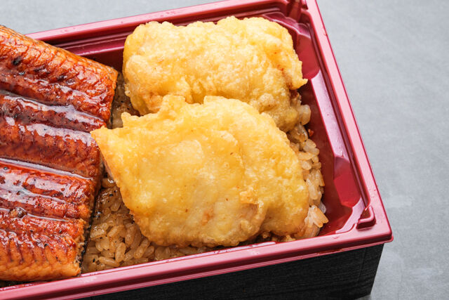 鰻の梅咲-うな重ダブル＆鶏天弁当