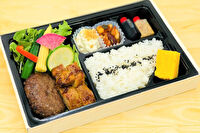 vege-lovele vegetable-ハンバーグと若鶏炙り焼弁当