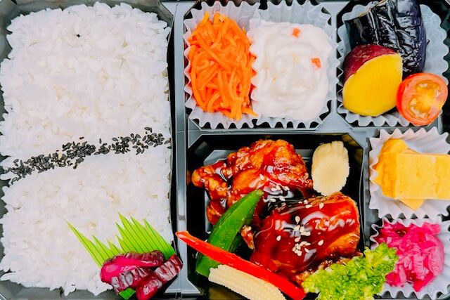 vege-lovele vegetable-ごちそう御膳（若鶏と野菜の黒酢あんかけ）