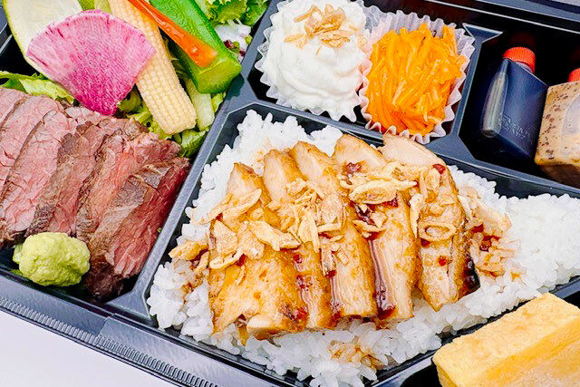 vege-lovele vegetable-牛ハラミ焼肉弁当（若鶏炙り焼き）