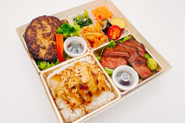 vege-lovele vegetable-べジラブBOX（サーロインステーキ＆グリルチキンごはん）