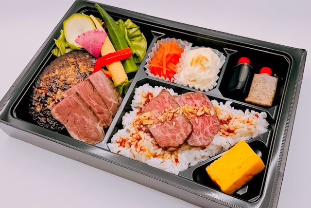 vege-lovele vegetable-【春限定】特製ハンバーグ＆牛ハラミステーキ＆黒毛和牛ローストビーフ