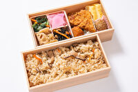 和弁当 杏-【選べるメイン】お寿司屋さんが作った杏の二段御膳〈五目寿司〉