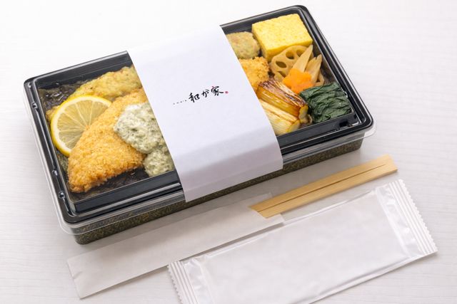 和が家-白身魚フライと有明海苔の極上海苔弁