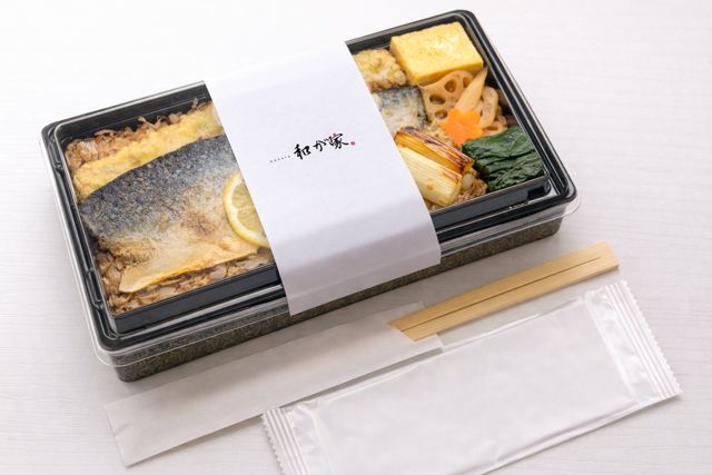 和が家-焼き鯖と削り節の鰹節弁当