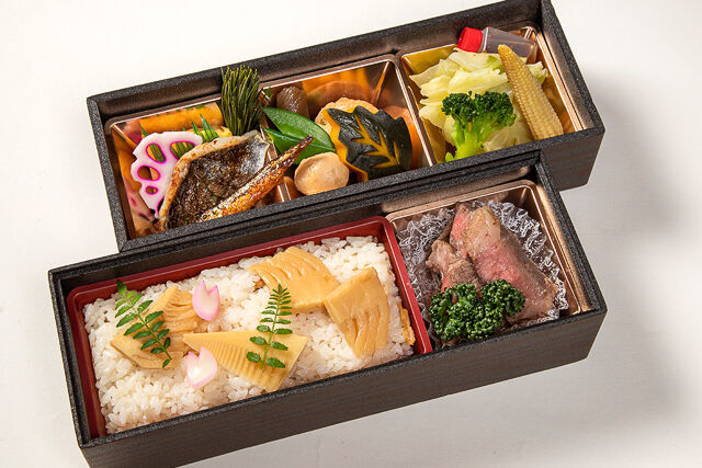 昴subaru ‐鯛だしご飯と赤身ステーキ2段重‐