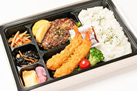 わんぱく食堂-ハンバーグとエビフライ御膳