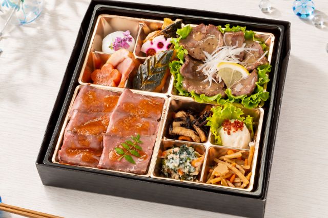 和匠 頂-【熨斗対応可】白翠（はくすい）〜夏の特製ネギ塩牛タンと和風おろしの自家製ローストビーフ重〜