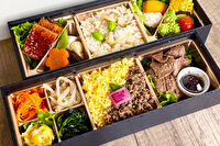 生だれ焼肉 鼓-【熨斗対応可】黒毛和牛いちぼ&amp;うなぎの二段御膳