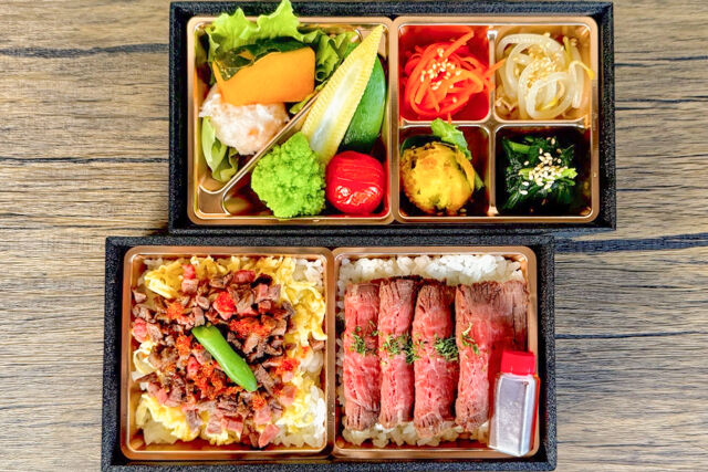 生だれ焼肉 鼓-【熨斗対応可】【春限定】国産牛ローストビーフ＆肉ちらし2段御膳