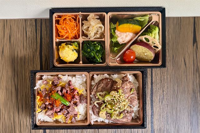 生だれ焼肉 鼓-【秋限定】厚切りねぎ塩はらみ焼肉＆肉ちらしの二段御膳