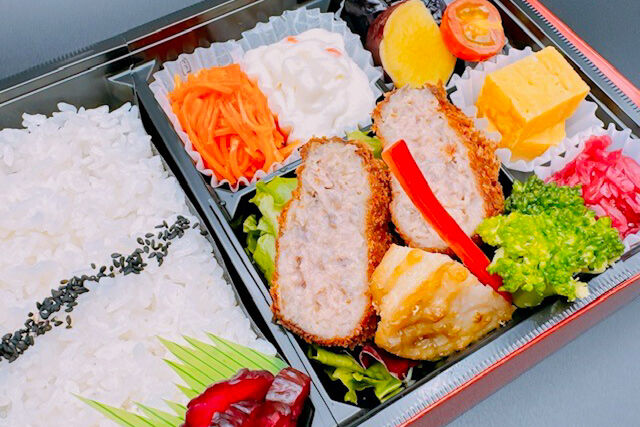 焼き芋の時間-国産牛100％メンチカツ弁当