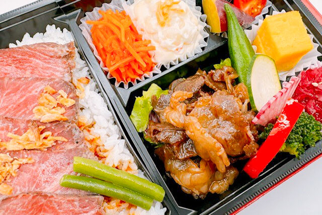 焼き芋の時間-厳選霜降り黒毛和牛のすき焼き弁当（特選ロースステーキ）